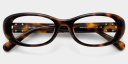Lunettes ovales Catherine écaille de tortue2