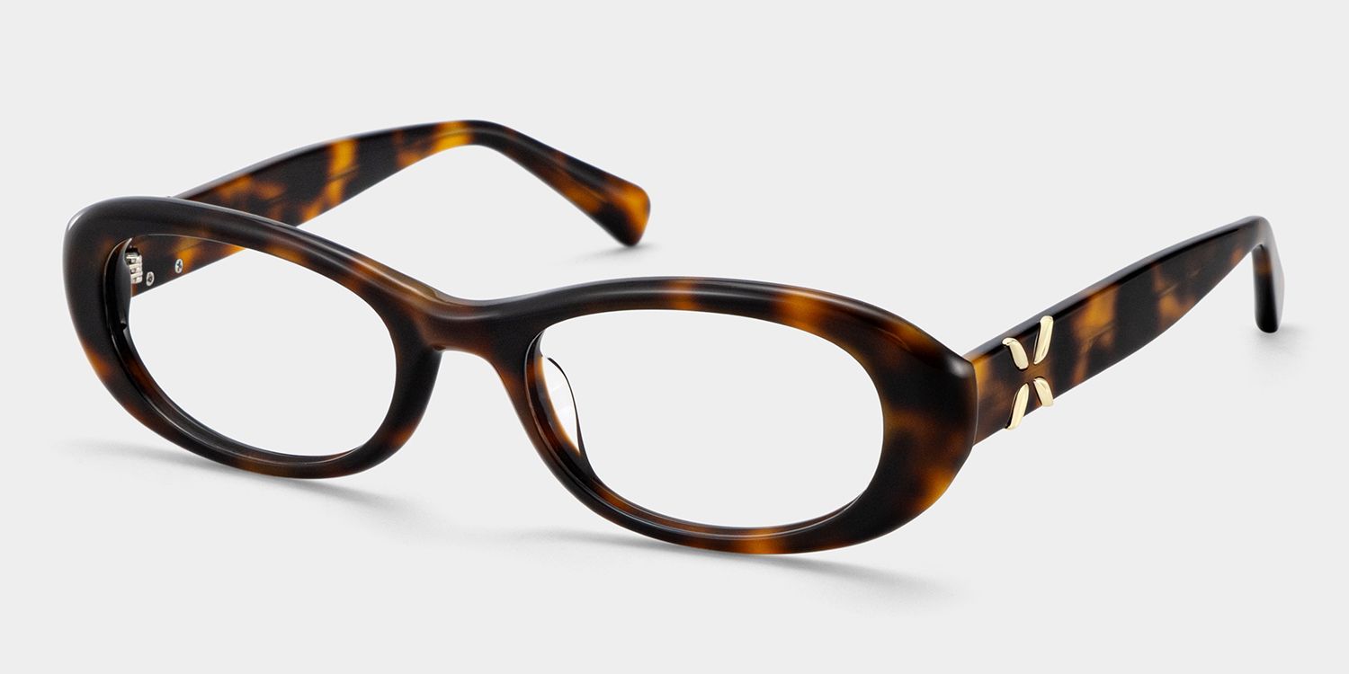 Lunettes monture ovale Catherine écaille de tortue en ligne | ZEELOOL3