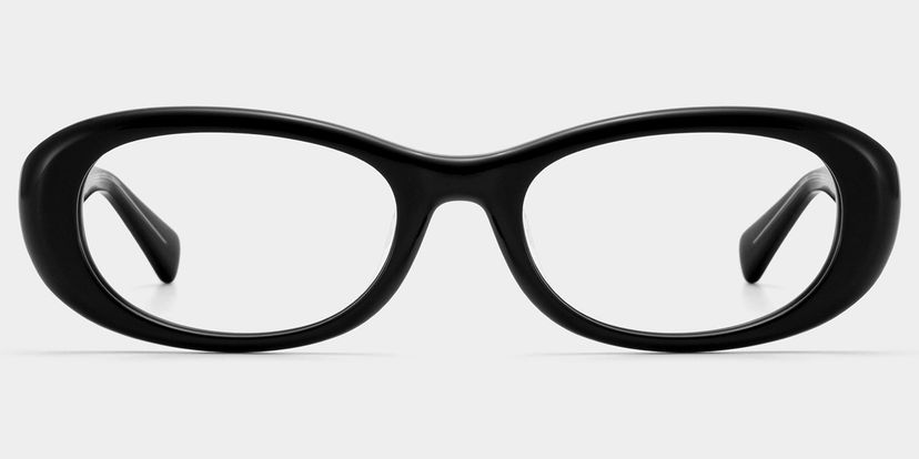 Lunettes ovales noires Catherine