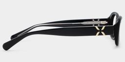 Lunettes ovales noires Catherine3