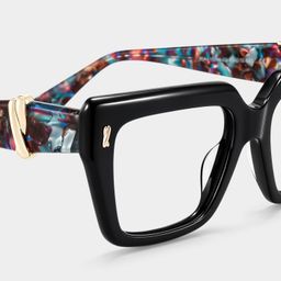 Ophelia Noir Carré lunettes4