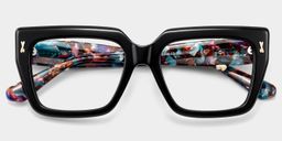 Ophelia Noir Carré lunettes1