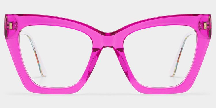 Lunettes roses papillon Mackey