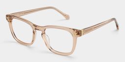 Lunettes carrées marron Heather2
