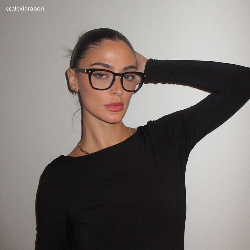 Lunettes noires carrées Heather