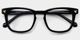 Lunettes noires carrées Heather2