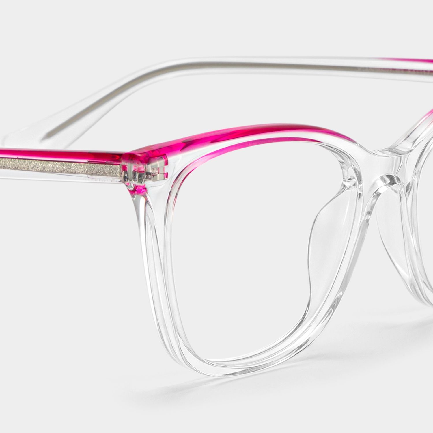 Lunettes Margaret œil-de-chat à monture transparente en ligne | ZEELOOL5