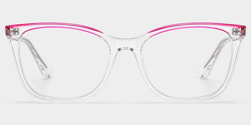 Lunettes œil-de-chat transparentes Margaret