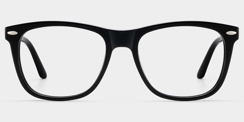 Atlas Noir Rectangulaire lunettes