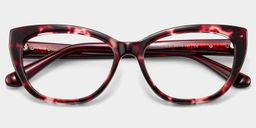Isadora Écaille Cat-eye lunettes1