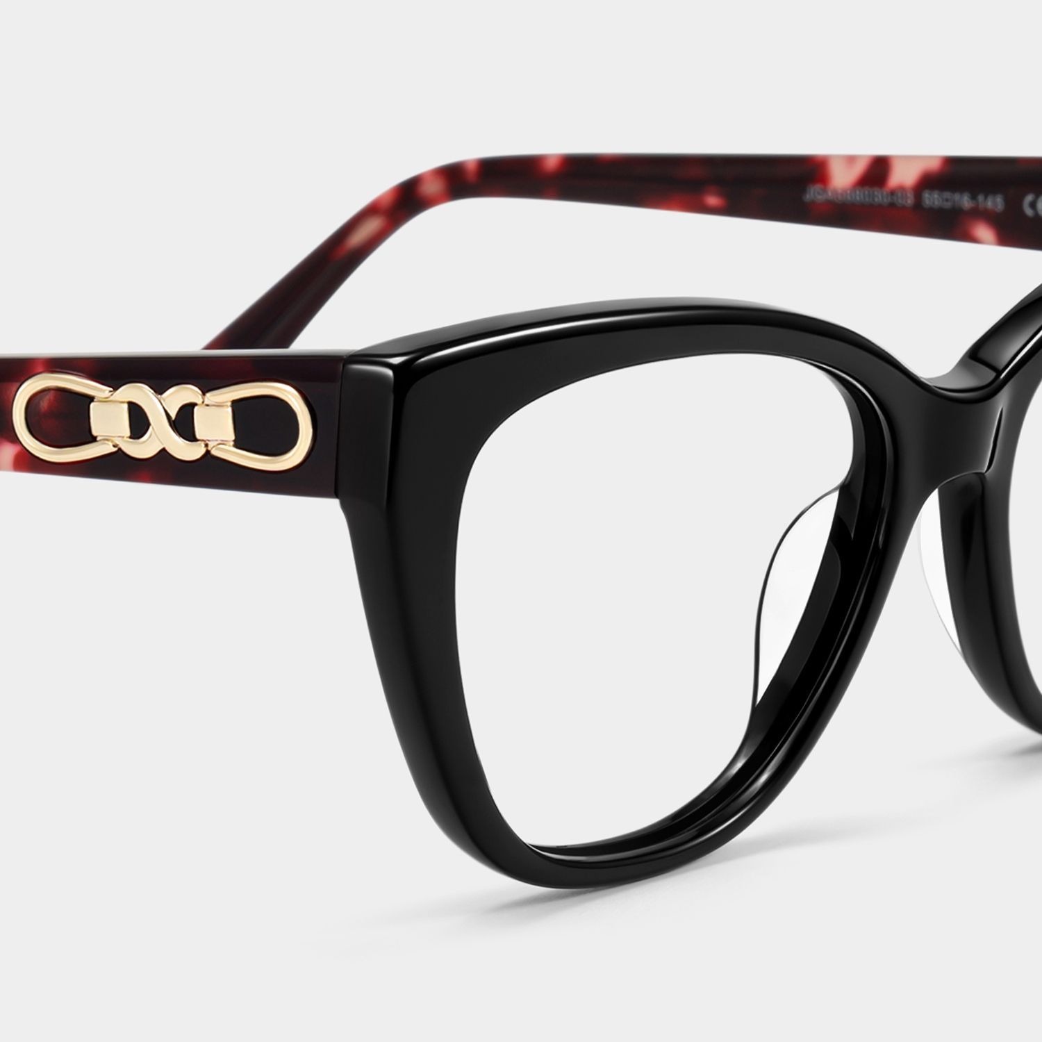 Lunettes œil-de-chat noires Isadora | ZEELOOL4
