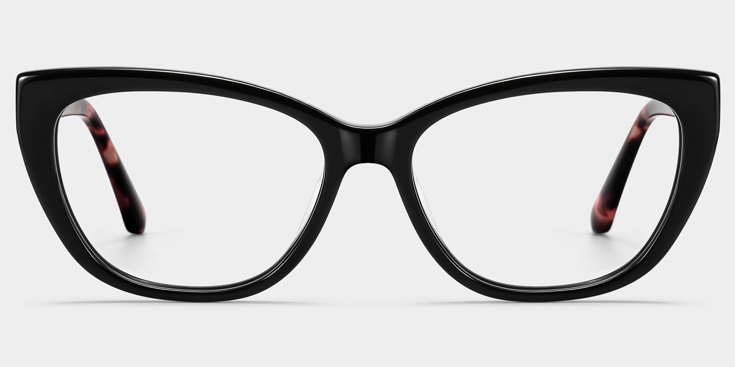 Lunettes œil-de-chat noires Isadora | ZEELOOL0