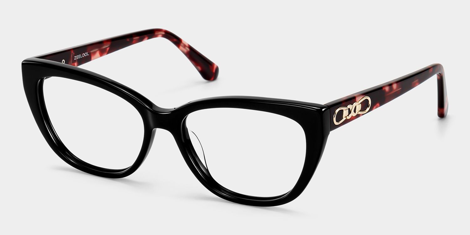Lunettes œil-de-chat noires Isadora | ZEELOOL2