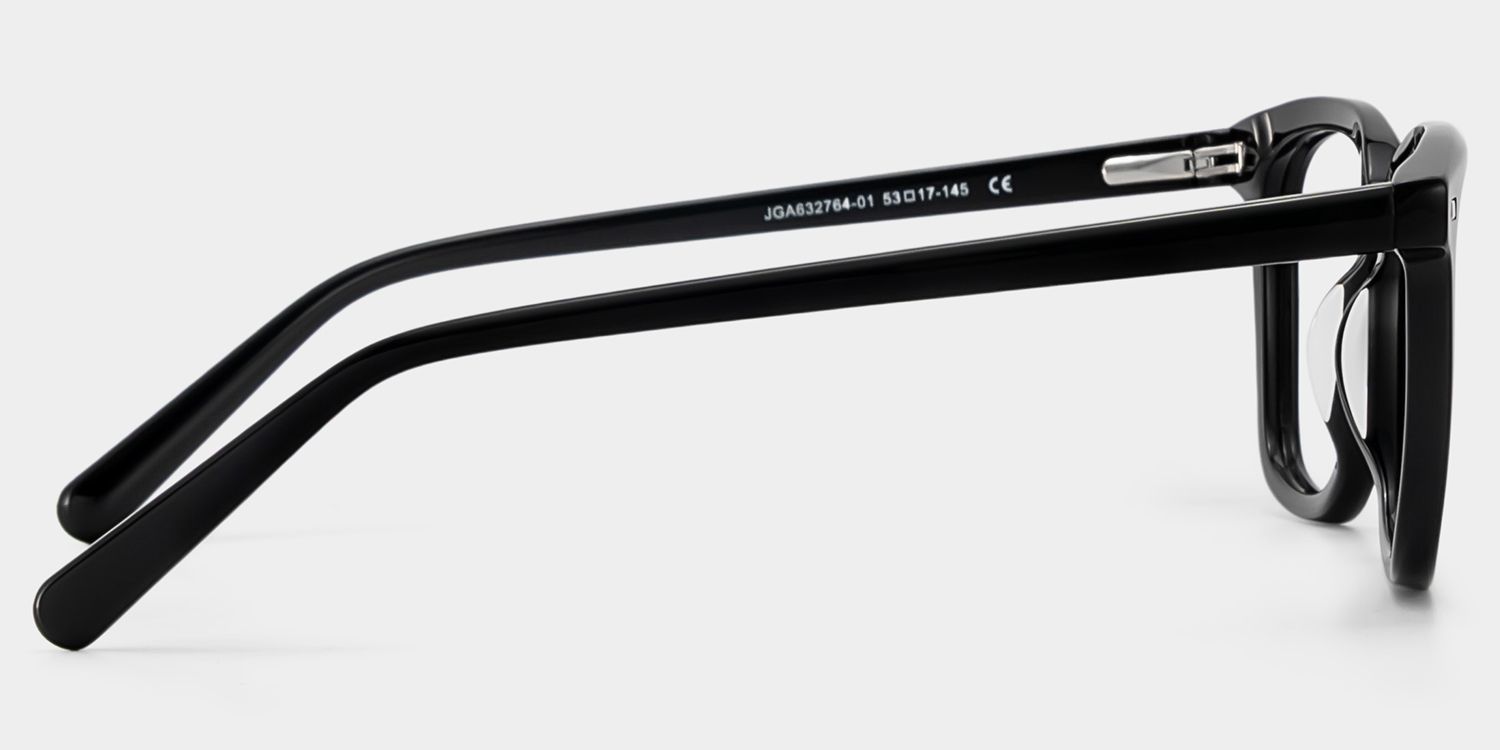 Lana Lunettes à Monture Carrée en Acétate Noir pour Femmes | ZEELOOL4
