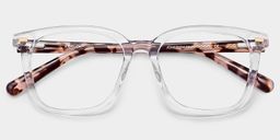 Lunettes carrées transparentes Lana1