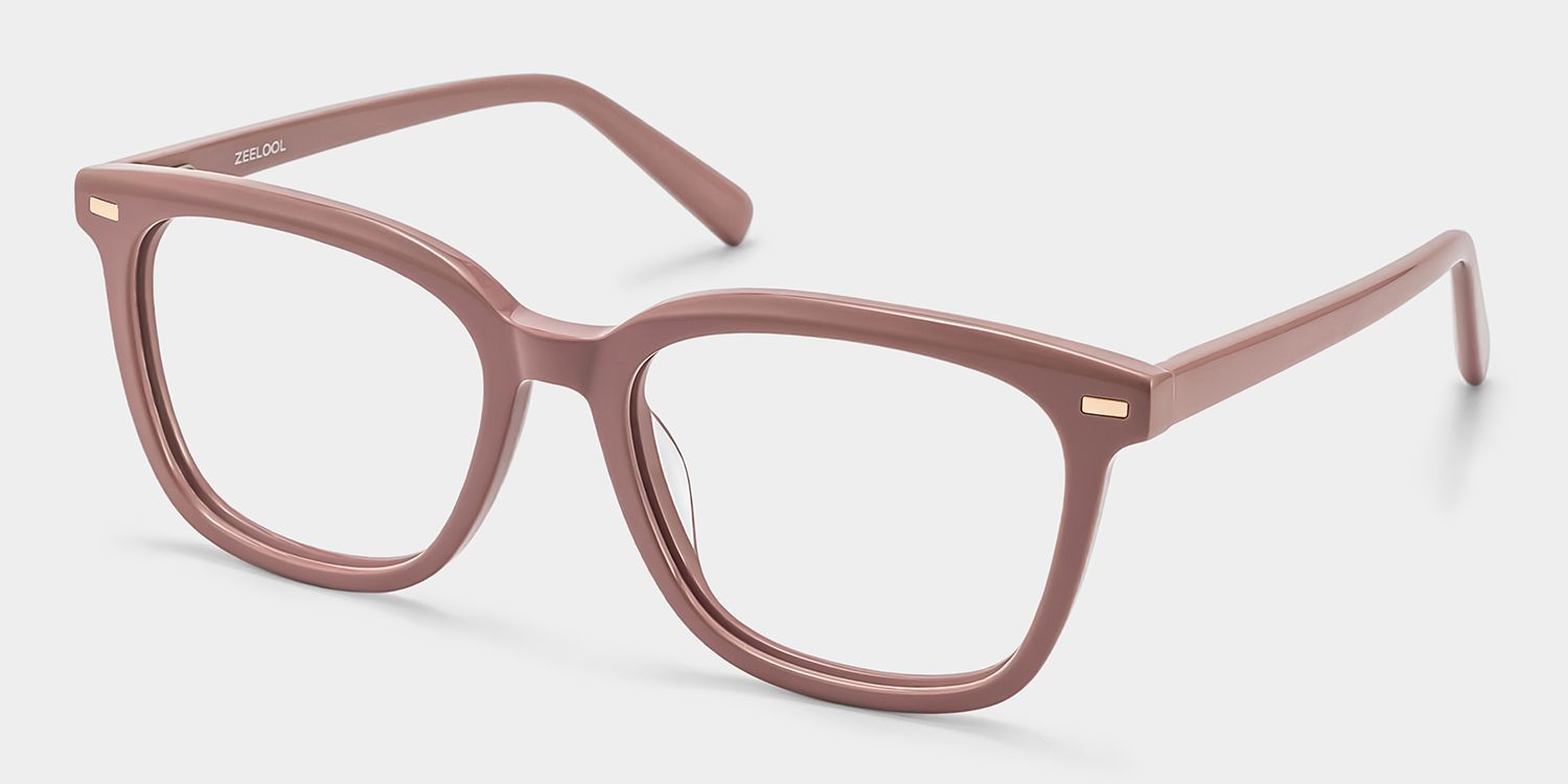 Lana Lunettes à Monture Carrée en Acétate Marron pour Femme | ZEELOOL2