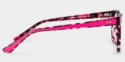 Eva Lunettes Rectangulaires Écaille de Tortue Rose3