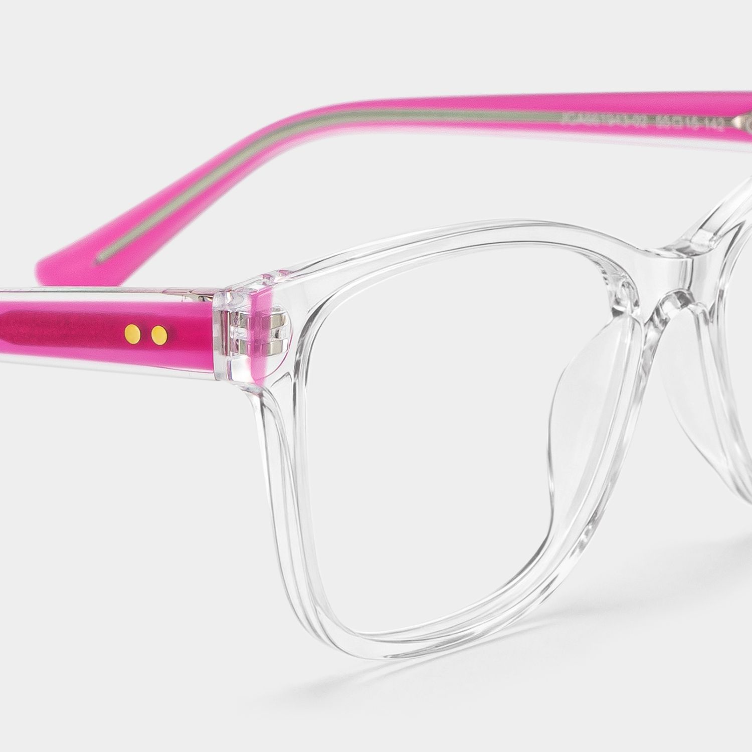 Lunettes à monture rectangulaire transparente Eva | ZEELOOL5