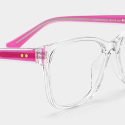 Lunettes rectangulaires transparentes Eva5
