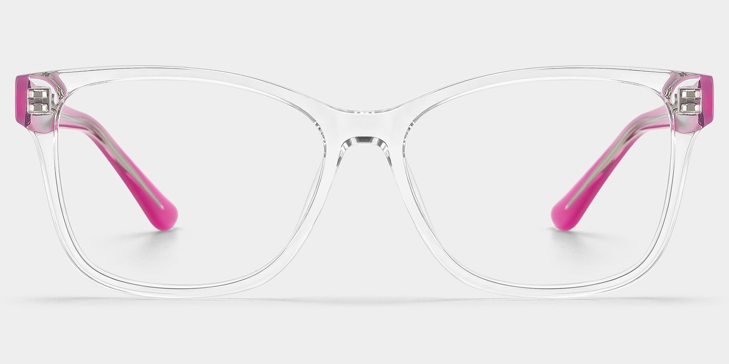 Lunettes à monture rectangulaire transparente Eva | ZEELOOL0