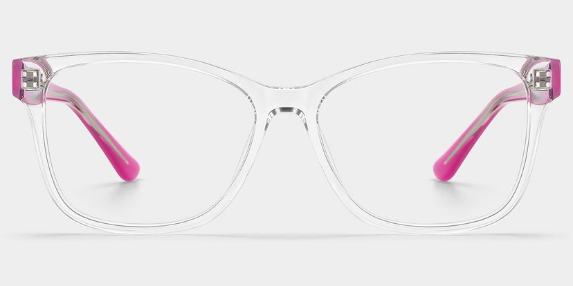 Lunettes rectangulaires transparentes Eva