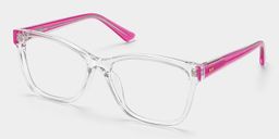 Lunettes rectangulaires transparentes Eva2