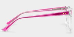 Lunettes rectangulaires transparentes Eva3