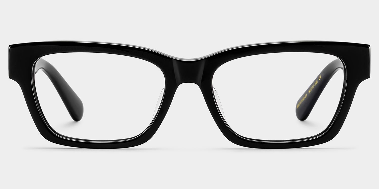 ZEELOOL x Aimee Song Lunettes rectangulaires noires Le Classique1
