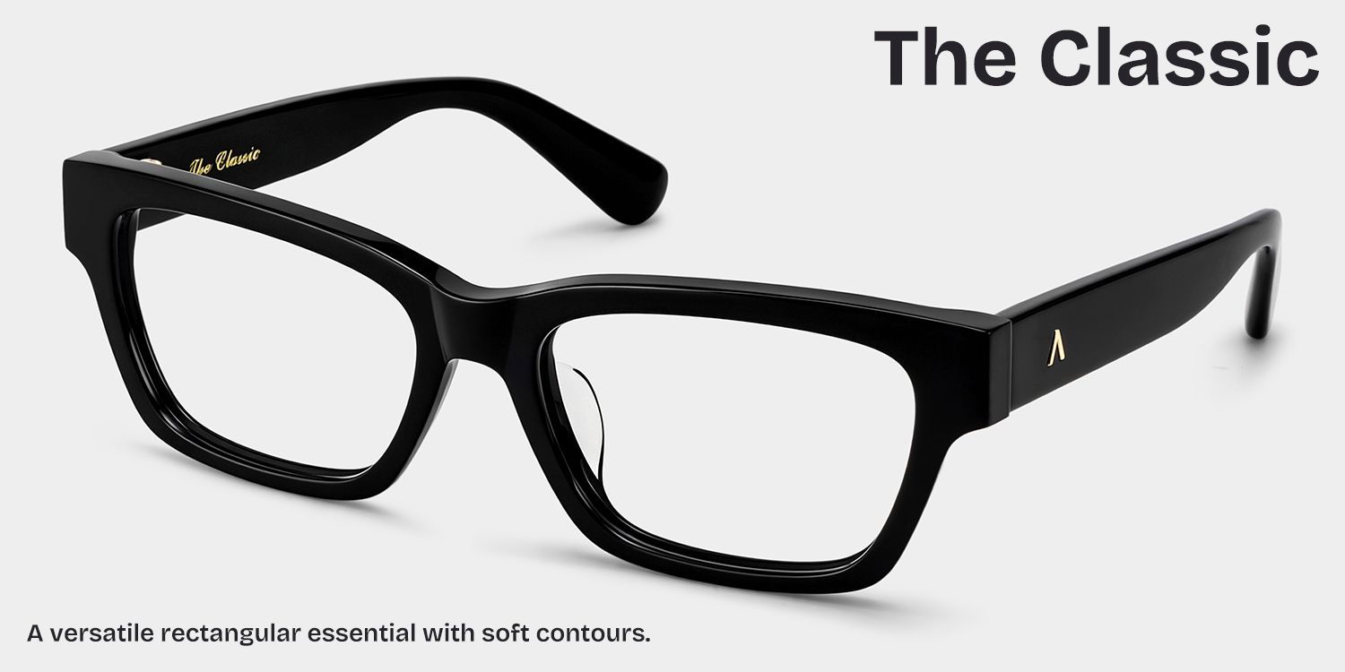 ZEELOOL x Aimee Song Lunettes rectangulaires noires Le Classique3