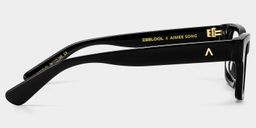 Le Classique Noir Rectangulaire lunettes4