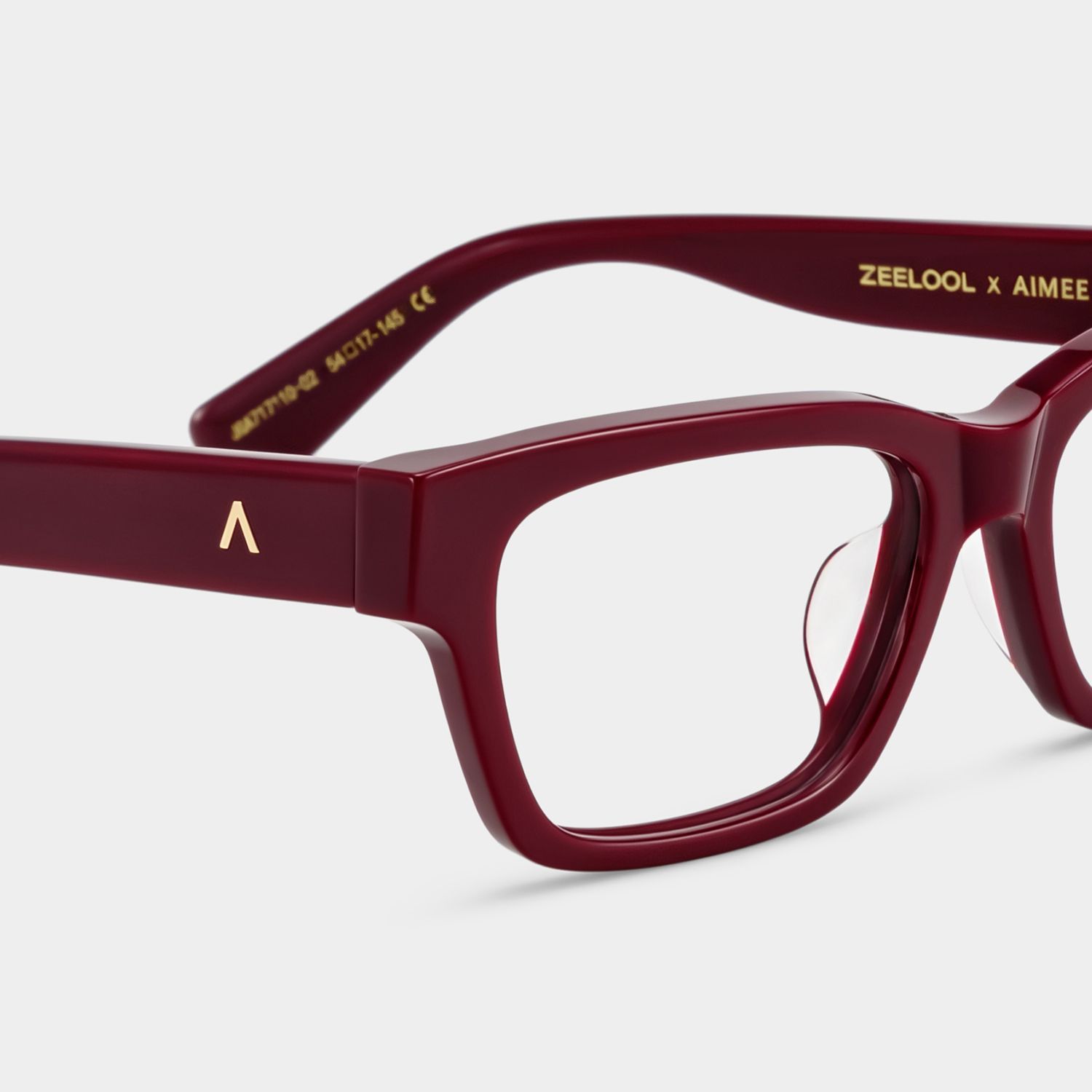 Lunettes rectangulaires marron Le Classique ZEELOOL x Aimee Song5