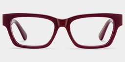 Le Classique Marron Rectangulaire lunettes1