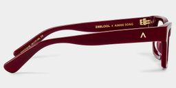 Le Classique Marron Rectangulaire lunettes4