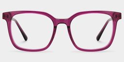 Lunettes carrées rouges Freya0