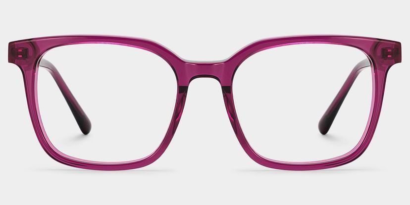 Lunettes carrées rouges Freya
