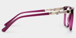 Lunettes carrées rouges Freya3