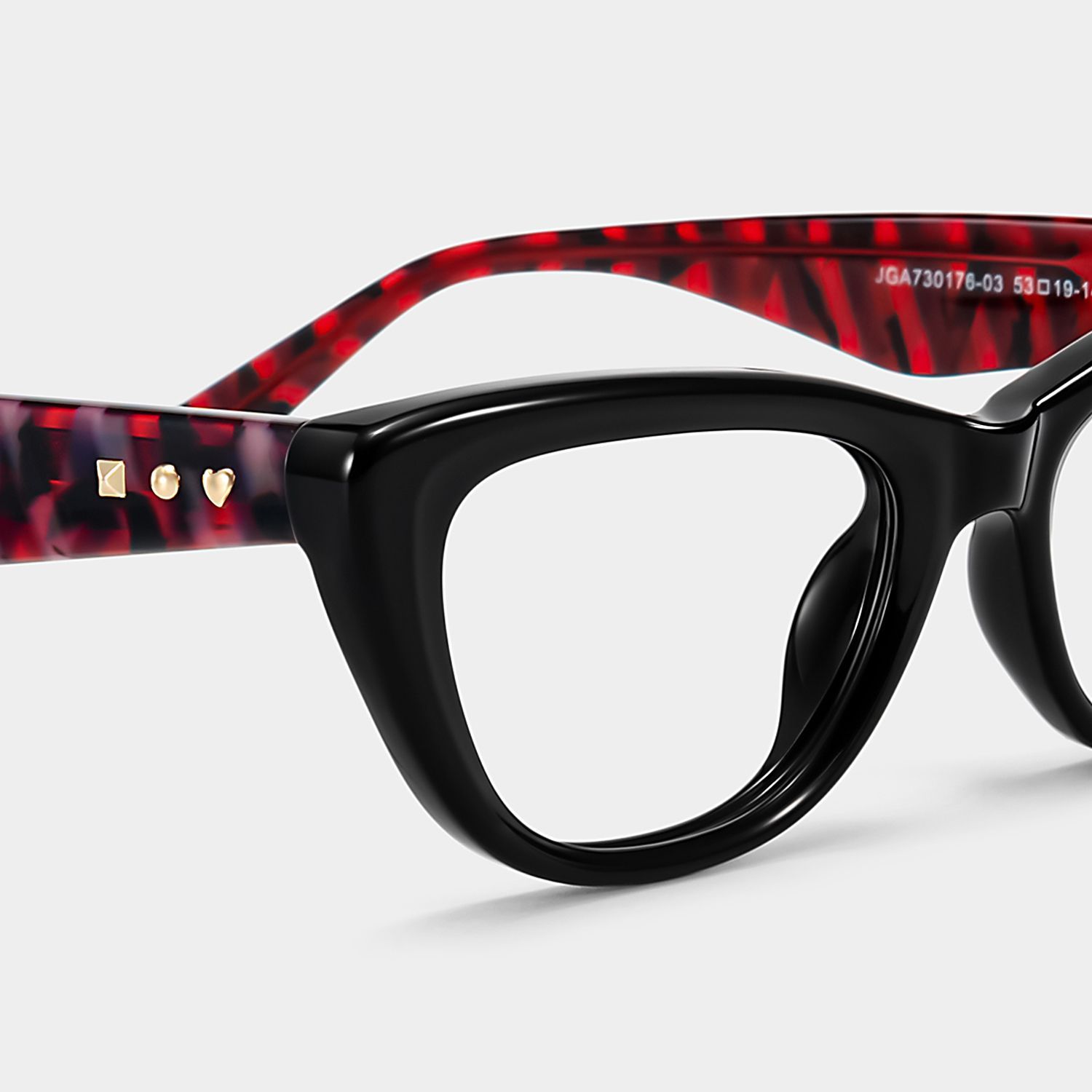 Lunettes œil-de-chat noires Amabel | ZEELOOL4