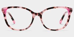 Lunettes papillon Brady écaille de tortue rose1