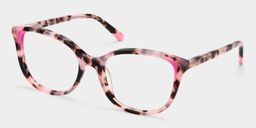 Lunettes papillon Brady écaille de tortue rose3