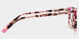 Lunettes papillon Brady écaille de tortue rose4