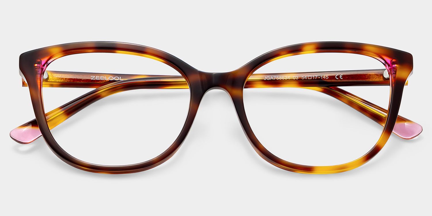 Montures de lunettes papillon écaille de tortue Brady pour femmes | ZEELOOL1
