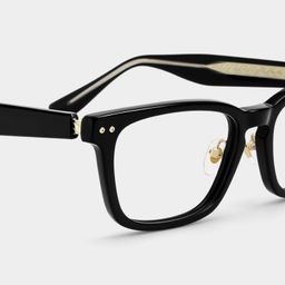Buzz Noir Rectangulaire lunettes5
