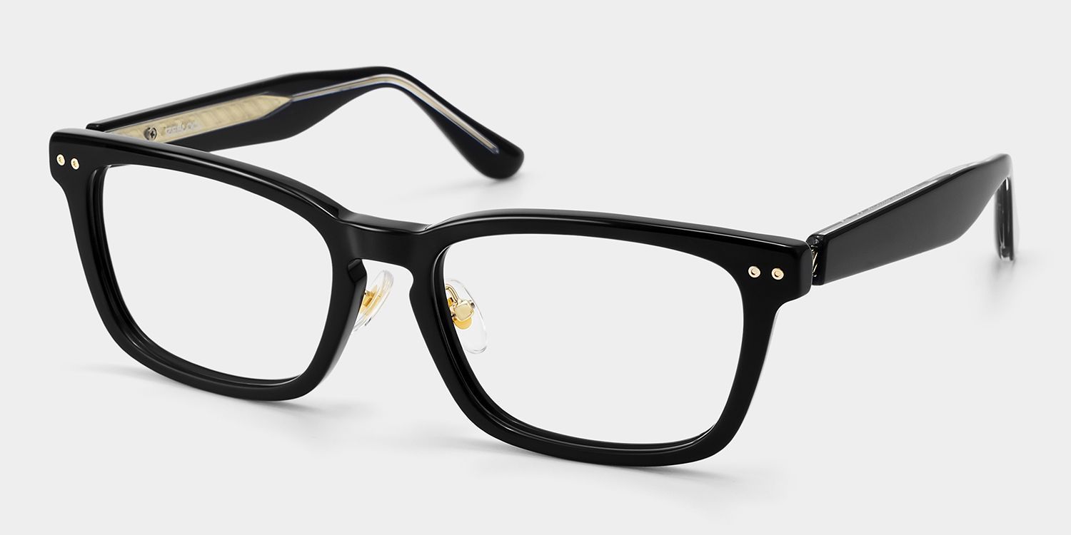 Acheter les Lunettes Rectangulaires Noires Buzz | ZEELOOL3