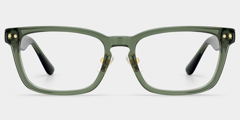 Buzz Vert Rectangulaire lunettes