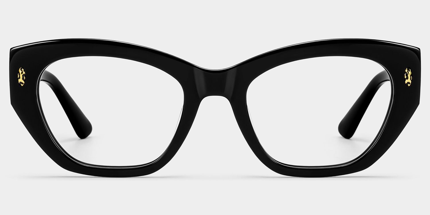 Lunettes œil de chat noires Dillon | ZEELOOL0