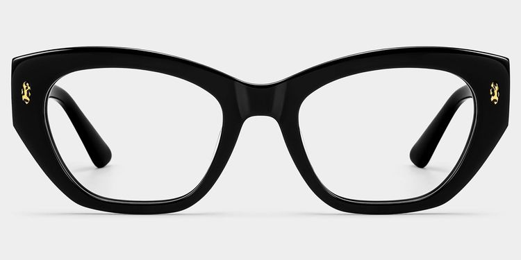 Lunettes œil de chat noires Dillon