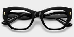 Lunettes œil de chat noires Dillon1