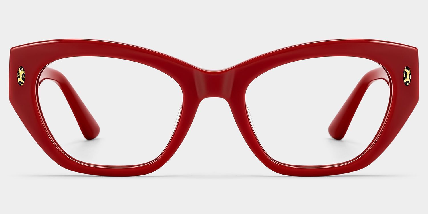Lunettes Œil-de-Chat Rouges Dillon | ZEELOOL0