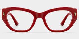 Dillon Rouge Cat-eye lunettes0