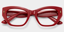 Dillon Rouge Cat-eye lunettes1